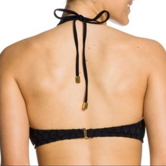 Roxy Women's Coral Moderate Cover Love Seeker Flutter Tri Bikini Swim Top sz S - Picture 4 of 4